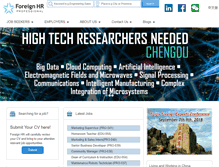 Tablet Screenshot of foreignhr.com